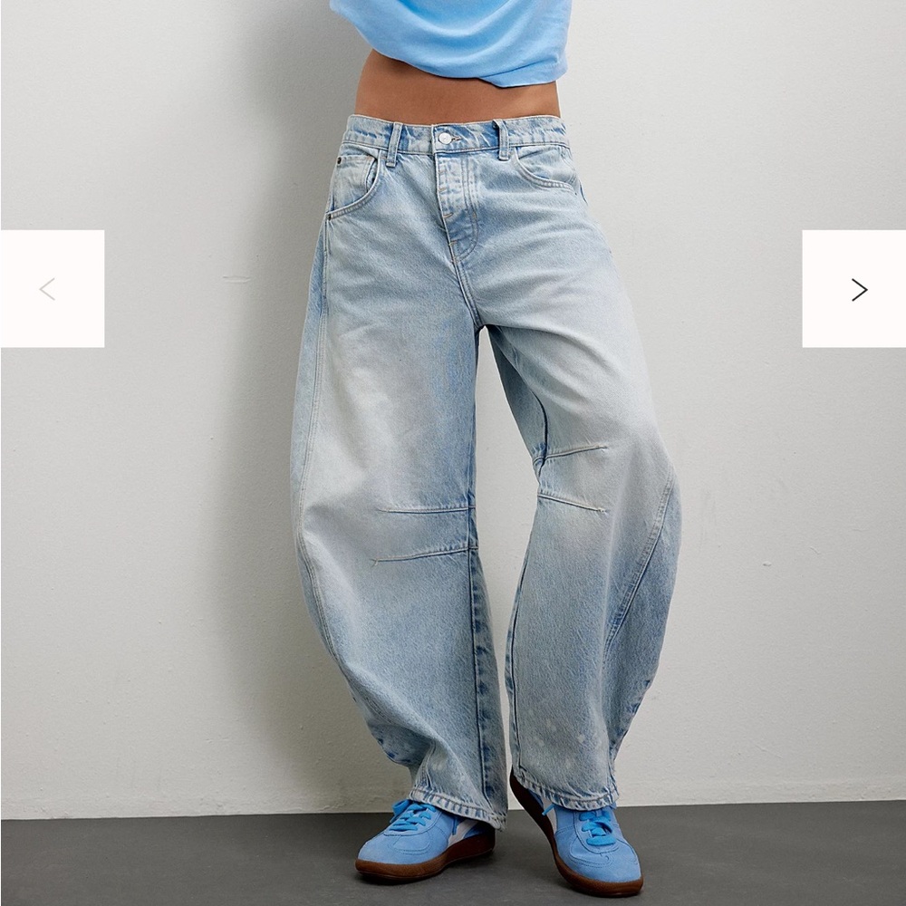 Free People Sky Blue Flare Jeans